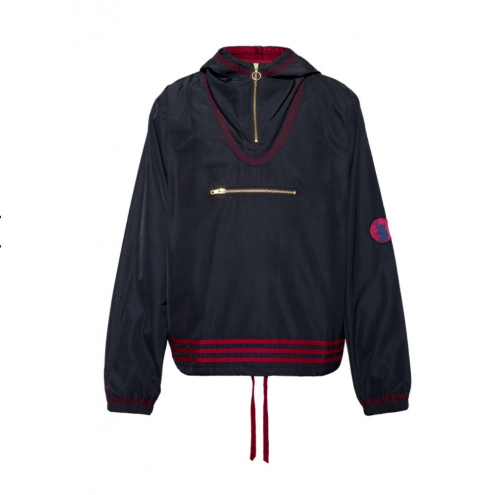 NWT Wales Bonner Black and Red Windbreaker